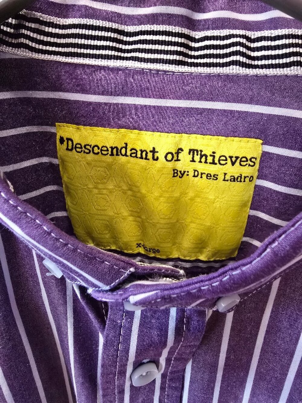Descendant of Thieves shirt mens xlg